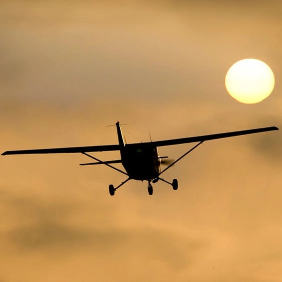 Nail-biting audio reveals tense moment student pilot with no experience had to land plane after instructor passed out mid flight