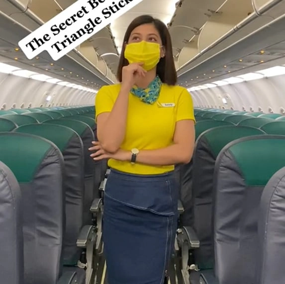 Flight attendant finally reveals what it means if your plane seat has a black triangle next to it