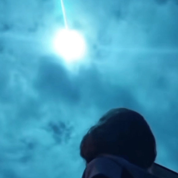 Woman captures incredible video of rare meteor soaring over Portugal