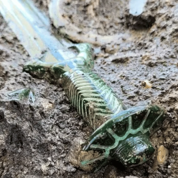 How archaeologists discovered 3,000-year-old sword preserved so perfectly it ‘almost still shines’