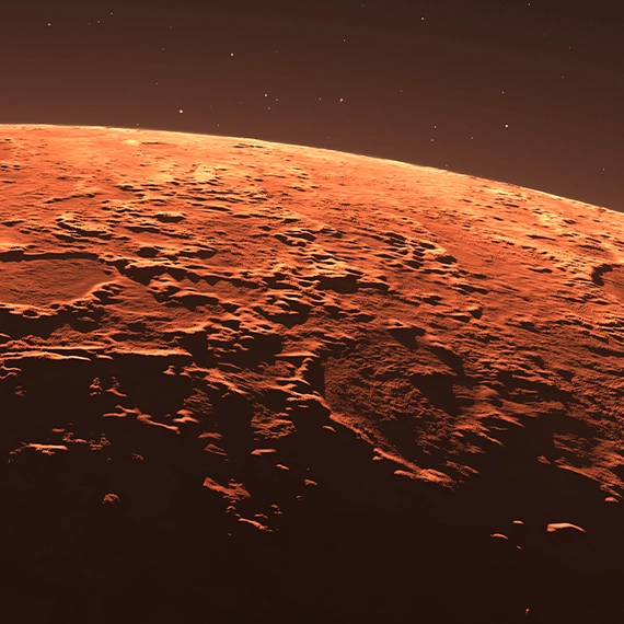 Experts discover strange polygon structures buried beneath the surface of Mars