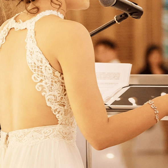 Bride pulls out phone on wedding day to read fiancé's affair texts instead of their vows