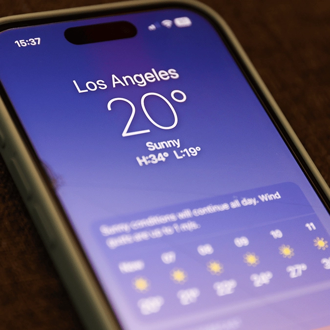 People shocked to finally discover what the percentages actually mean on iPhone weather app