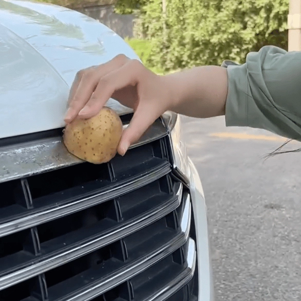 Viral Instagram video is convincing people to rub potatoes on their cars