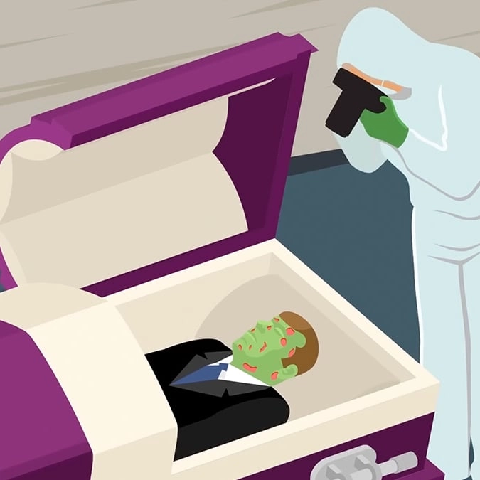 Unsettling simulation shows exactly what happens to your body when you die