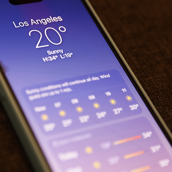 People are just realizing what the bars in the weather app really mean and it's blowing minds