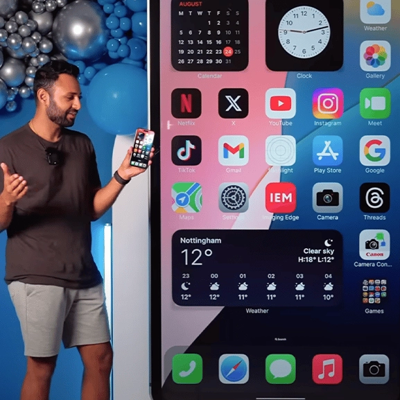 YouTubers break world record by building the biggest ever working iPhone and it’s absolutely insane