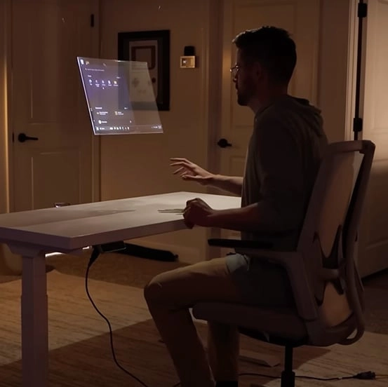 YouTuber builds the world's first invisible PC setup and it's absolutely insane