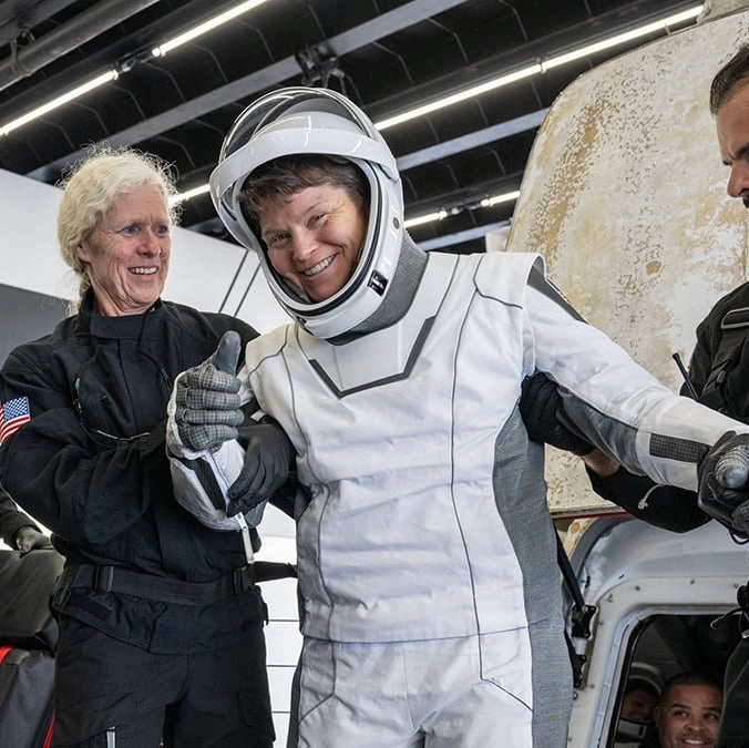 NASA astronaut's heartbreaking statement from ISS moments before finally returning to Earth