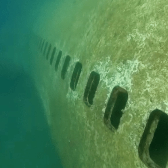 Eerie footage shows inside sunken passenger plane once mistaken for missing MH370 wreckage