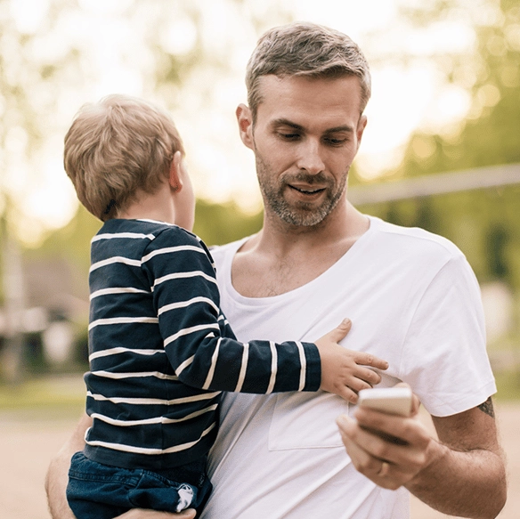 Parents warned about 'phubbing' in front of their children