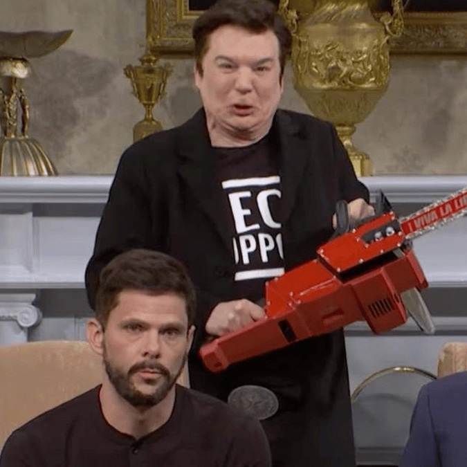 Elon Musk issues 5-word response to Mike Myers' 'brutal' impression of him on SNL during Trump Zelenskyy skit