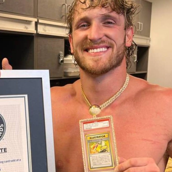 Logan Paul accused of running a 'scam' as record-breaking Pokemon card goes up for auction