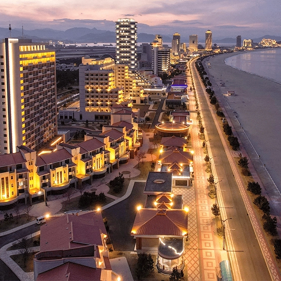 North Korea shows off giant beach resort built on former missile testing site that can house 100,000 visitors