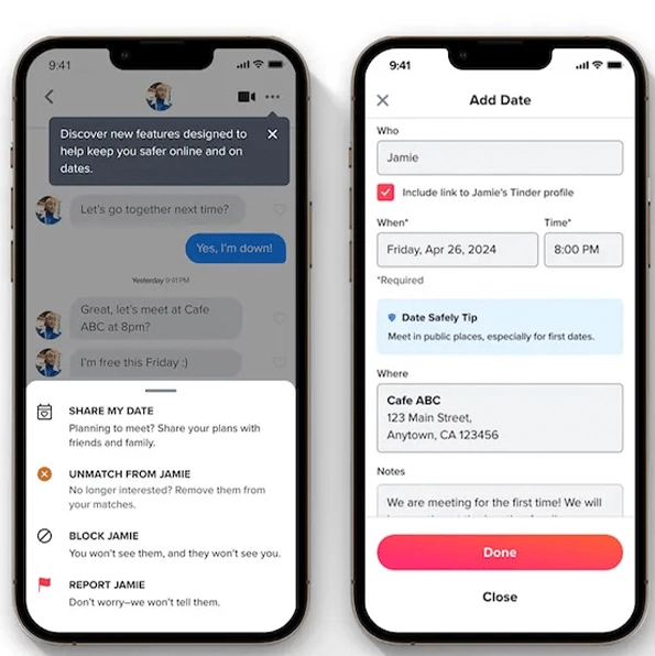 Tinder is getting a 'Share My Date' feature for your nosy friends