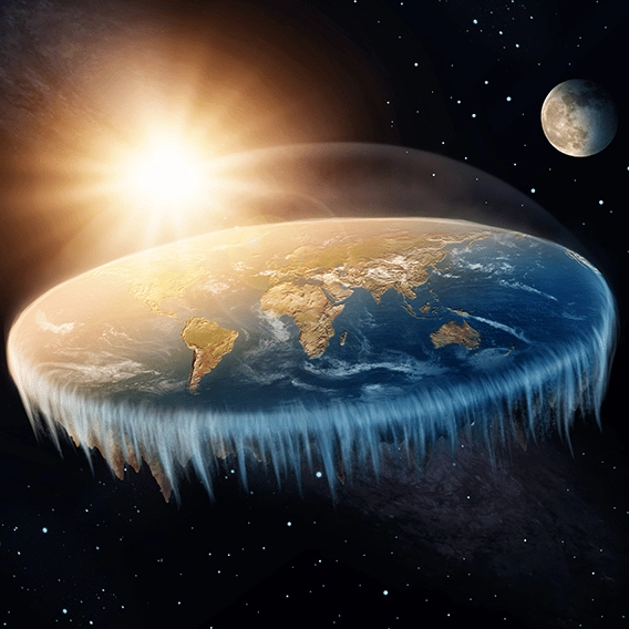 Furious flat Earther in shock after scientist tells him the Earth rotates