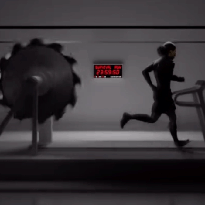 Man who ran for 24 hours straight on treadmill in front of saws had a clever reason for doing so