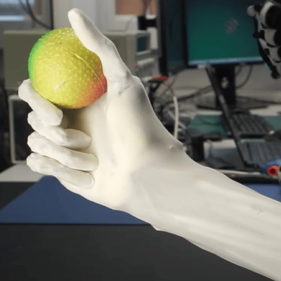 People 'fascinated' as robot hand with human-like muscle lifts weights and moves exactly like us