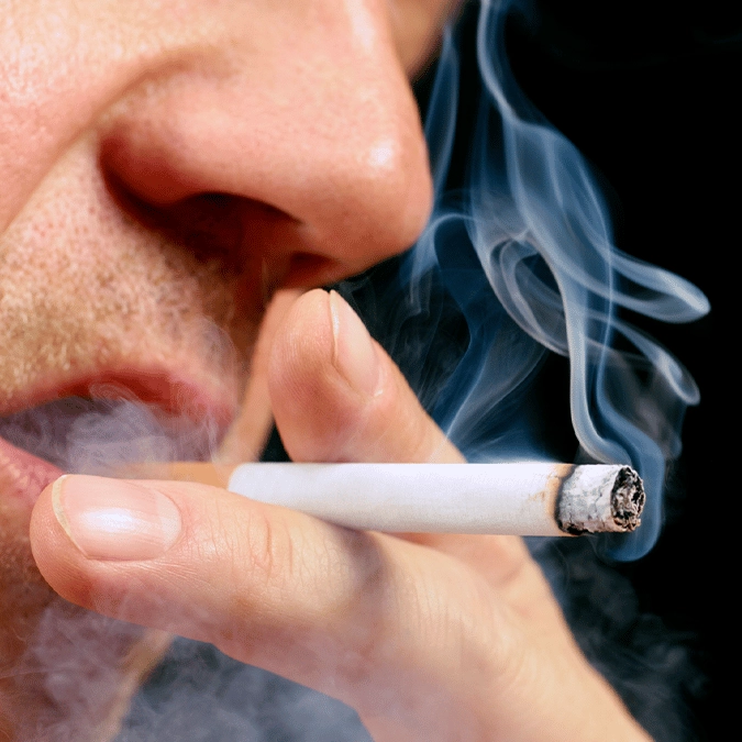 Experts issue worrying health warning issued to people who smoke just two cigarettes a day