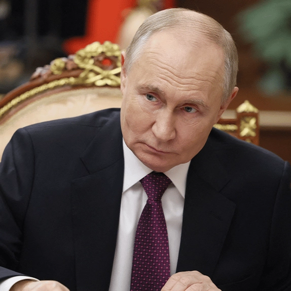 Bizarre moment Vladamir Putin realizes he's talking to an AI version of himself