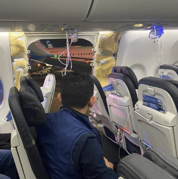 Flight attendant was 'absolutely certain' passengers had been sucked out of the hole in Boeing 737 disaster