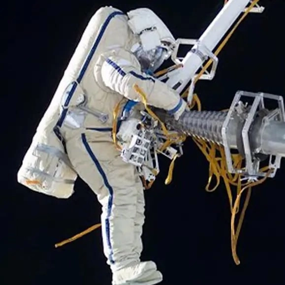 Footage shows terrifying moment cosmonaut discovered blob growing outside International Space Station
