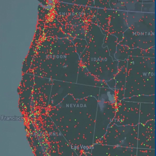 UFO map reveals extraterrestrial hotspots across US for over 100,000 sightings