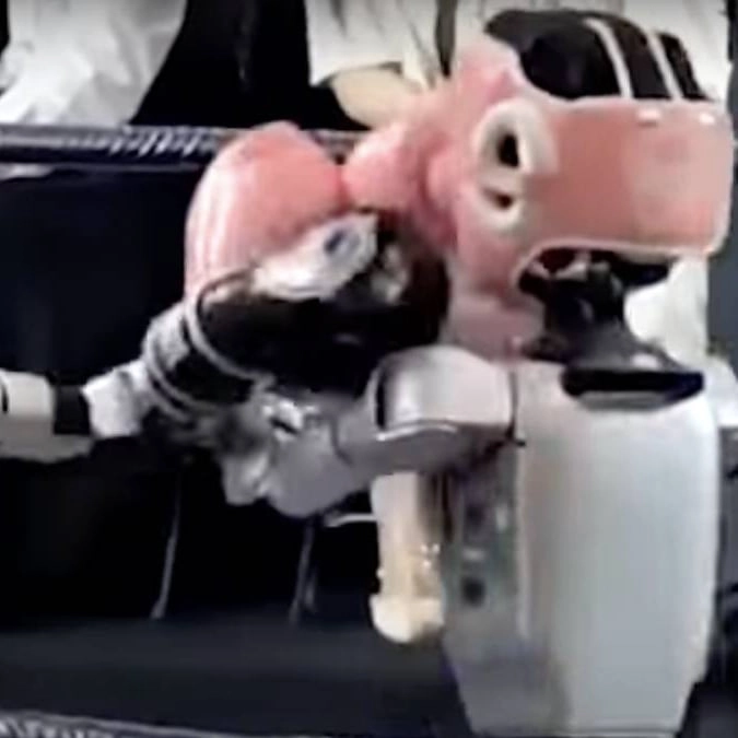 Eerie footage of world’s first humanoid kickboxing tournament leaves people seriously freaked out