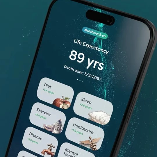 Eerie new 'Death Clock' app predicts the date you're going to die