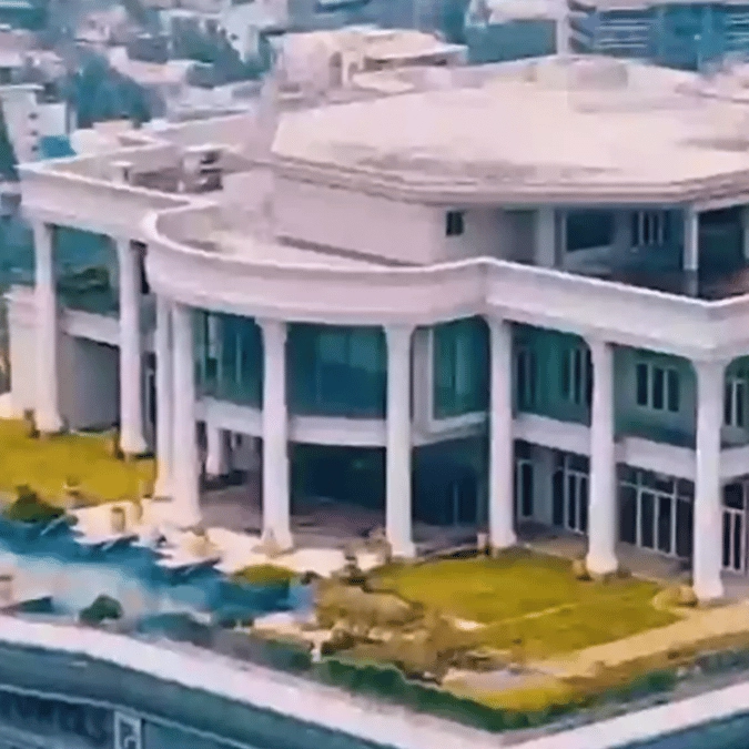 Man who built $20,000,000 White House replica on top of skyscraper might never get to live in it