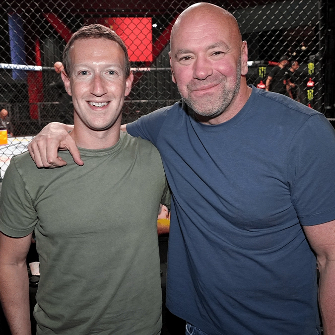 Dana White says Mark Zuckerberg 'will beat the s*** out of you' in bizarre statement
