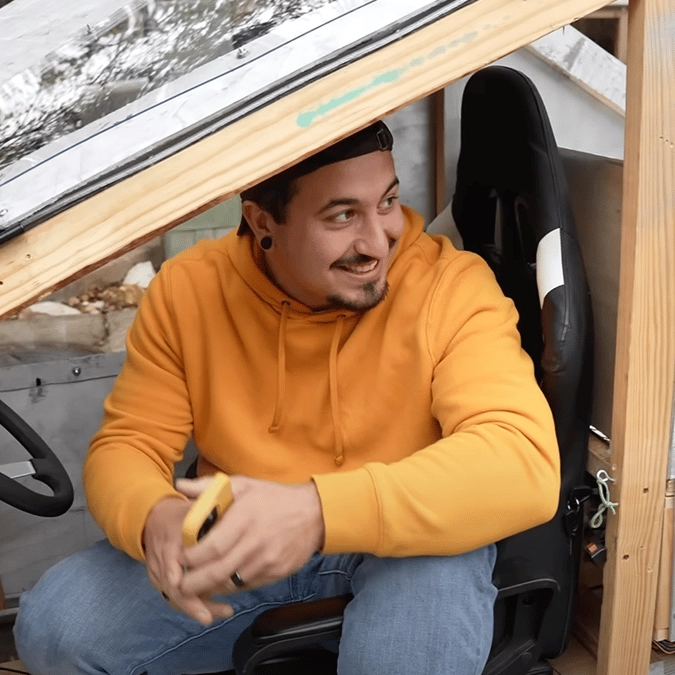 People mind-blown after YouTuber creates his own fully functional Cybertruck out of trash