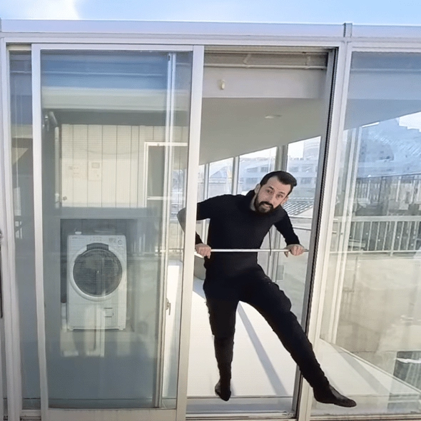 Inside dystopian micro-apartment ‘straight out of Black Mirror’ that's built like a giant indoor balcony