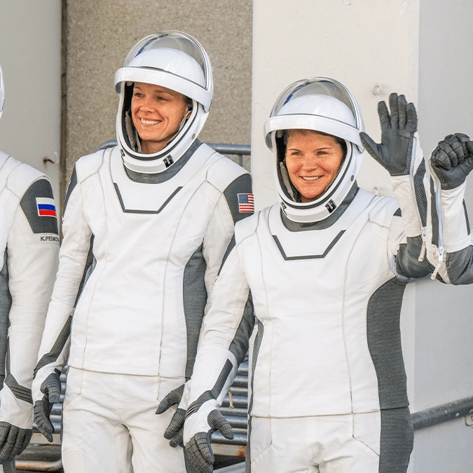 Video of SpaceX crew finally uniting with 'stranded' astronauts onboard ISS leaves everybody saying the same thing