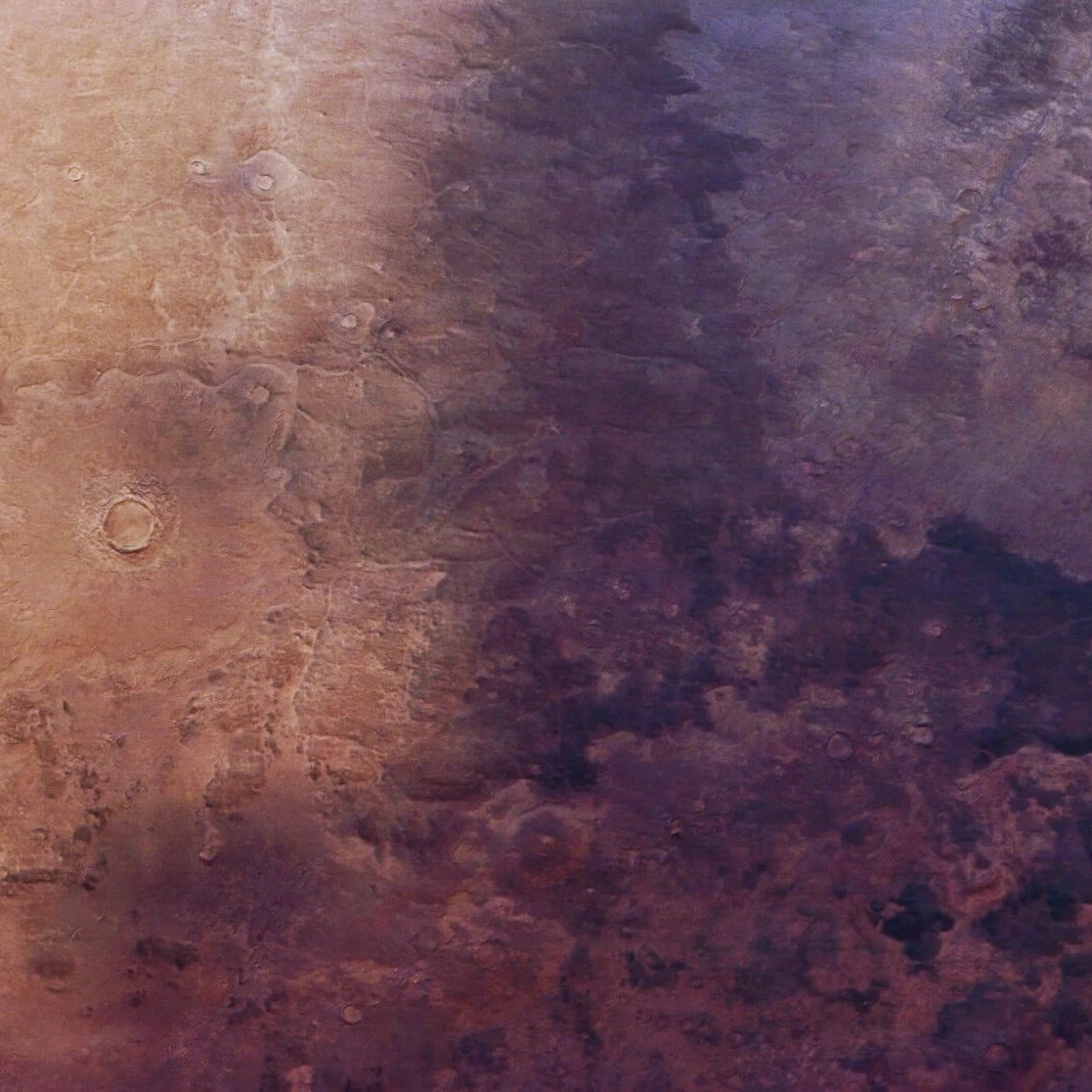 ESA's new image of Mars shows stark contrast to NASA's iconic 1976 picture