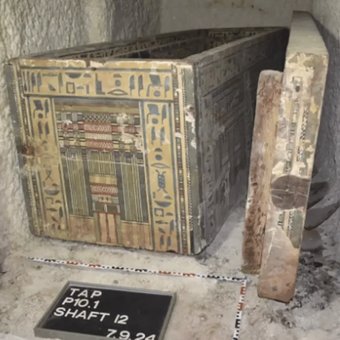 Remarkable discovery uncovers 4,000 year old Egyptian burial chamber that's remained untouched