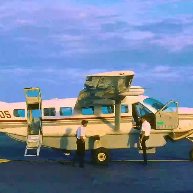 Frantic search for passengers begins after plane vanishes without a trace mid-flight