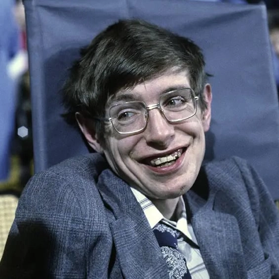 Clip of Stephen Hawking speaking without his voice synthesizer in the 1970s goes viral