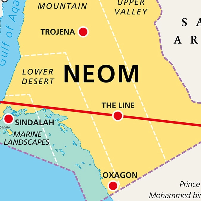 Saudi Arabia's 170km 'science fiction city' reportedly axed and is being replaced with disturbing alternative
