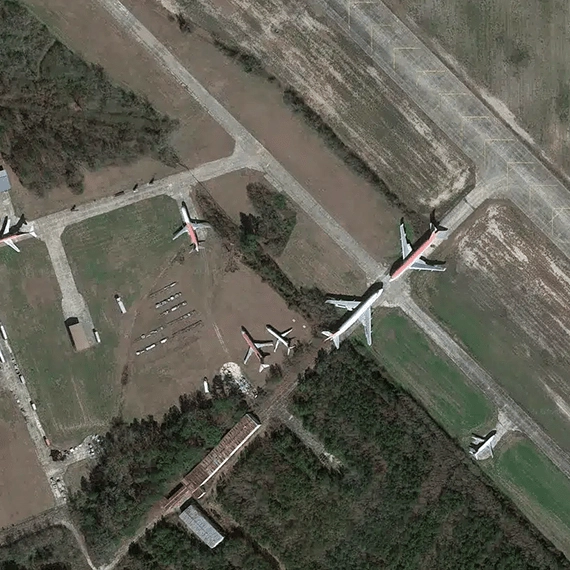 Most fascinating US airport that lies in the middle of nowhere is now home to apocalyptical aircraft boneyard