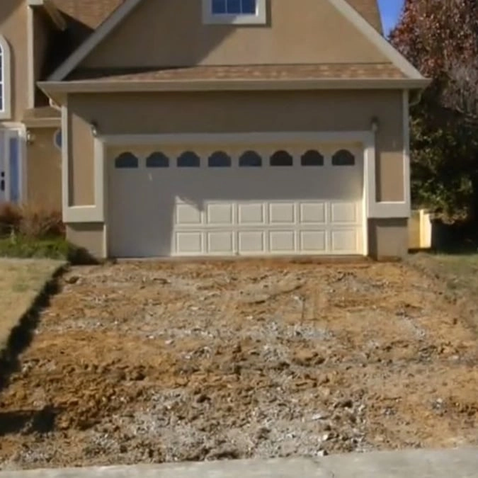 Woman discovers driveway was 'stolen' in broad daylight in bizarre mystery