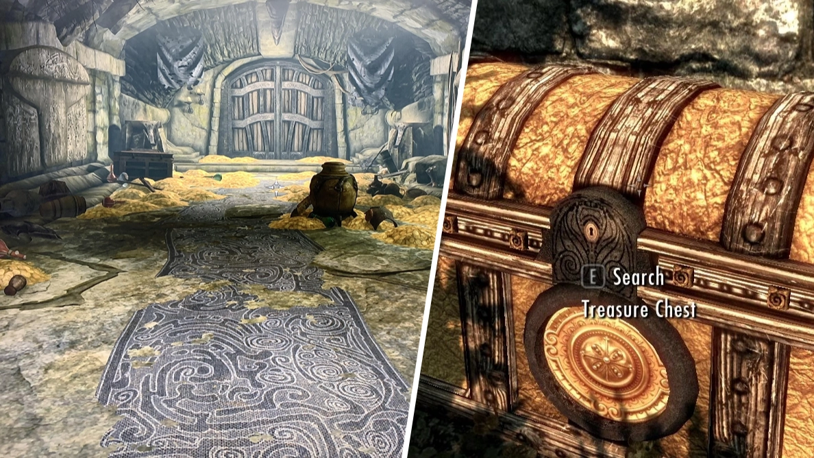 Skyrim player finds 70k gold in single chest at level 2