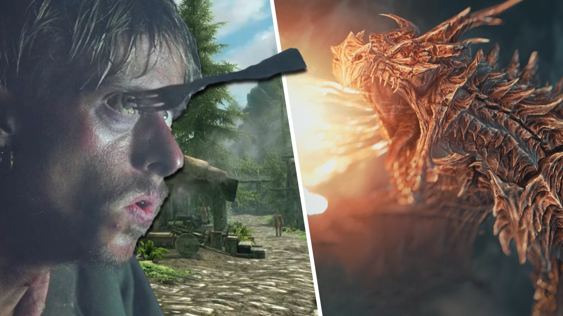 'Skyrim' Player Beats The Game Using Only A Poisoned Fork