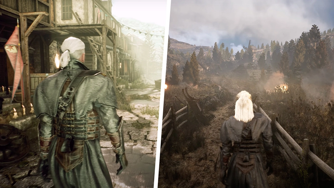 The Witcher Unreal Engine 5 trailer gives us a taste of the series' future