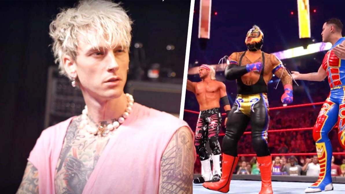 Rapper Machine Gun Kelly Will Apparently Be Playable In 'WWE 2K22’