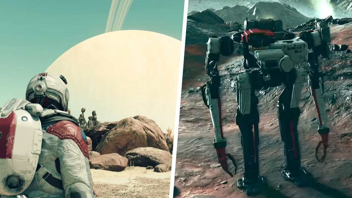 Looks like Starfield will let you pilot your own mech suit