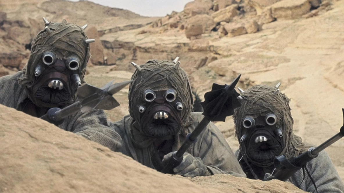 Star Wars fans scarred after seeing Tusken Raiders without their masks