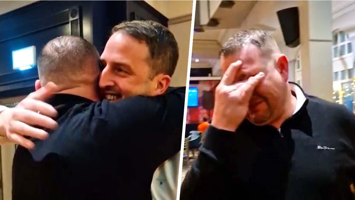 Gamer's girlfriend arranges surprise meeting with online friend of six years