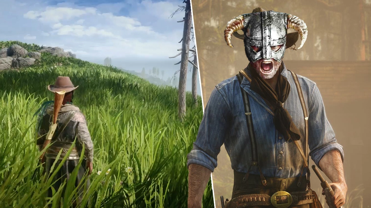 'Skyrim' Turned Into 'Red Dead Redemption', Looks Surprisingly Good