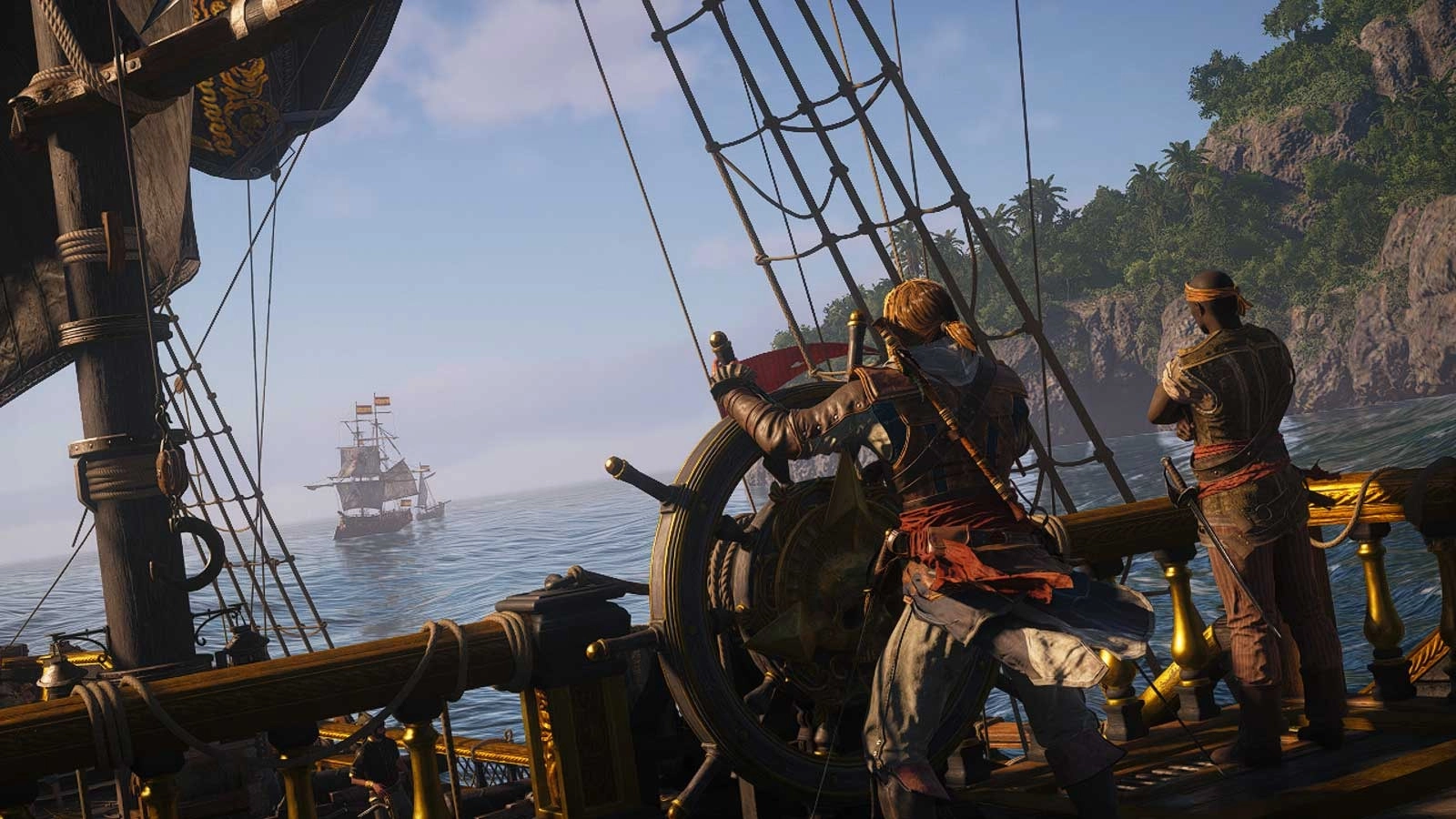 Player shows how Assassin's Creed Black Flag Resynced lets you take a ship WITHOUT naval combat